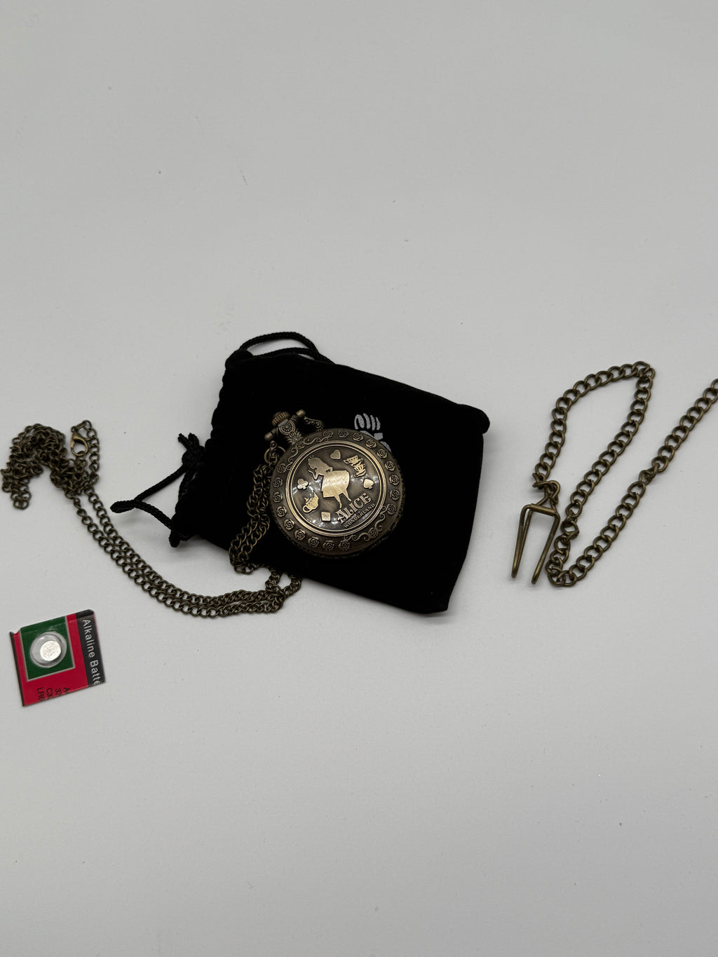 Alice in wonderland pocket watch