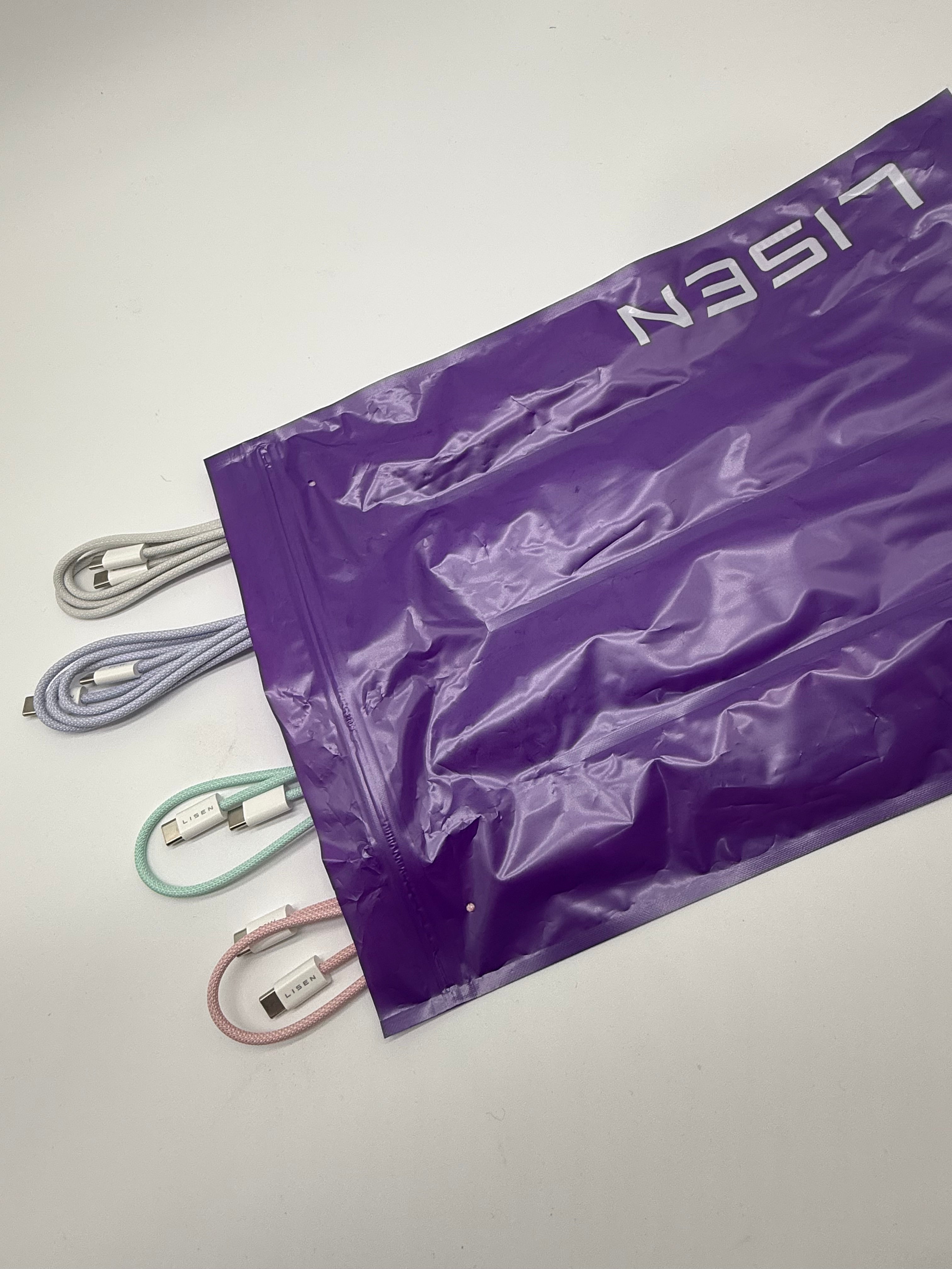 Set of 4 type C charging cables 2 metre each