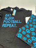 Eat sleep football pjs 9-10 or 10-11 yrs
