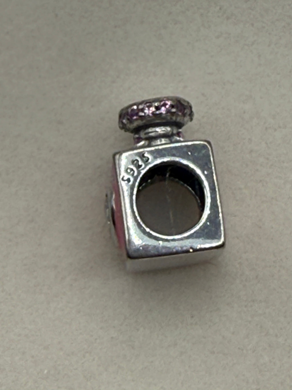 Sterling silver perfume charm