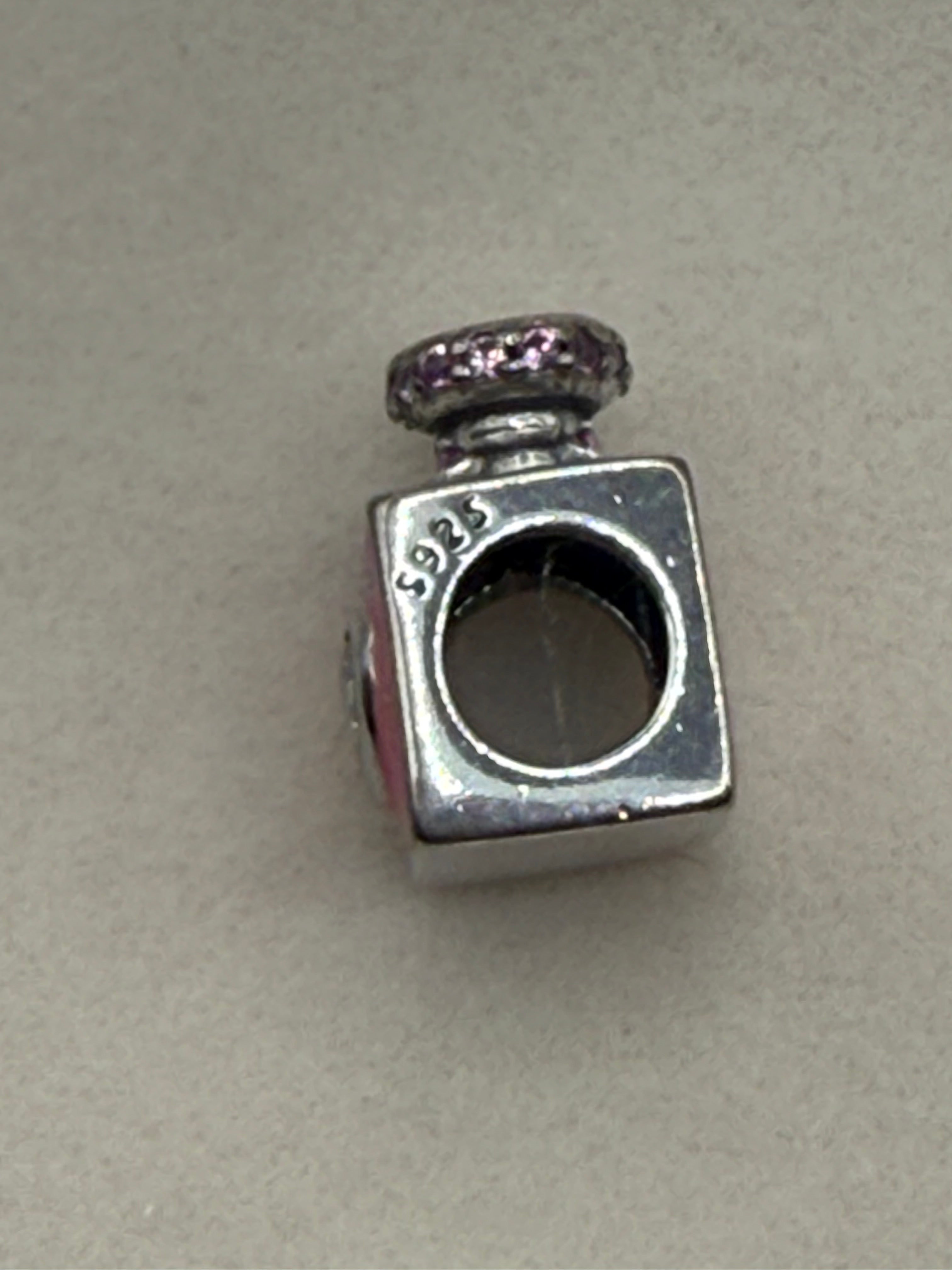 Sterling silver perfume charm