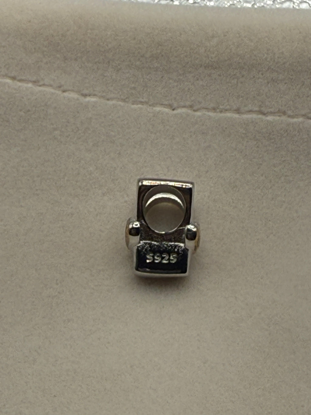 Sterling silver letter Y charm