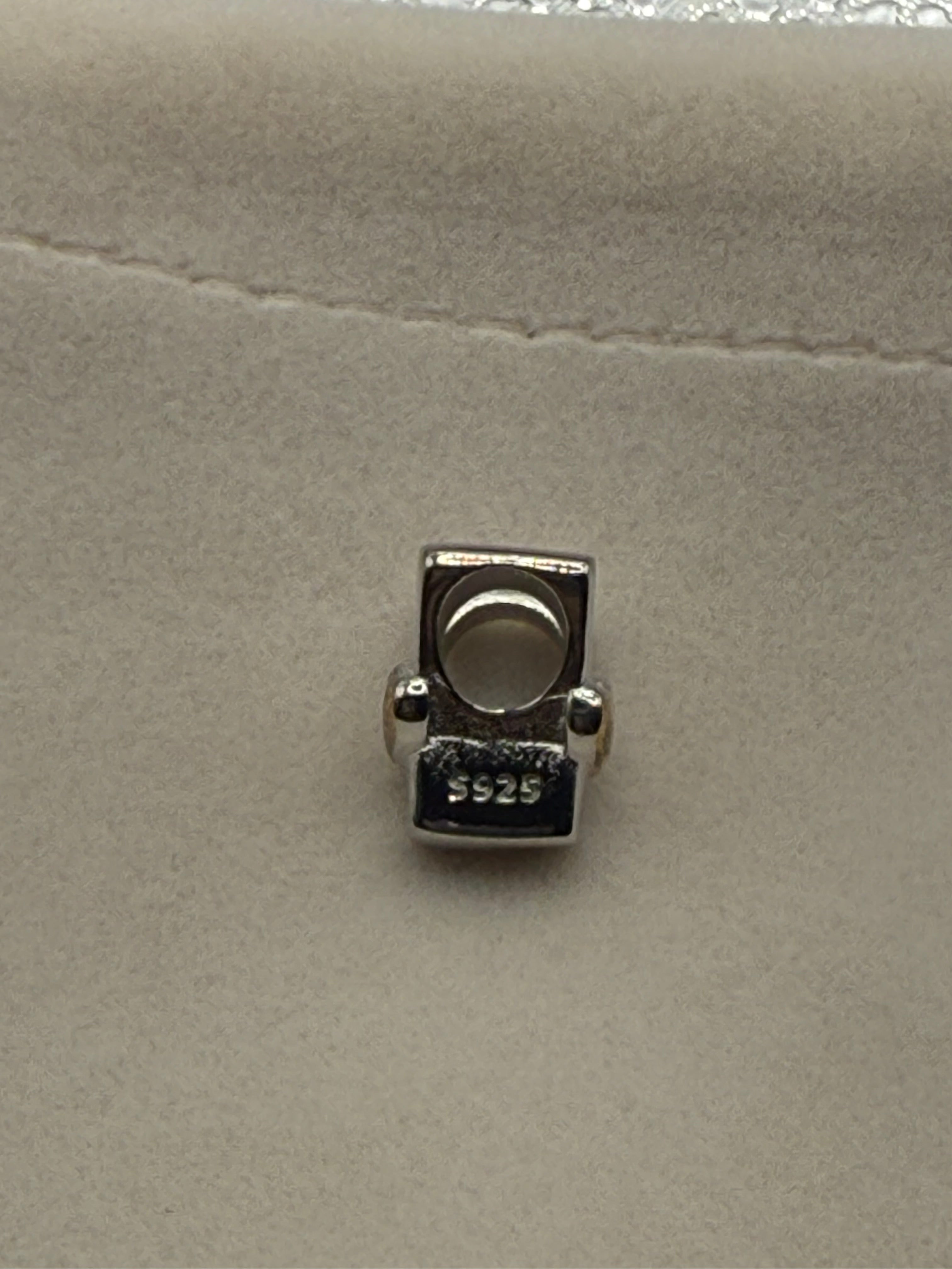 Sterling silver letter Y charm