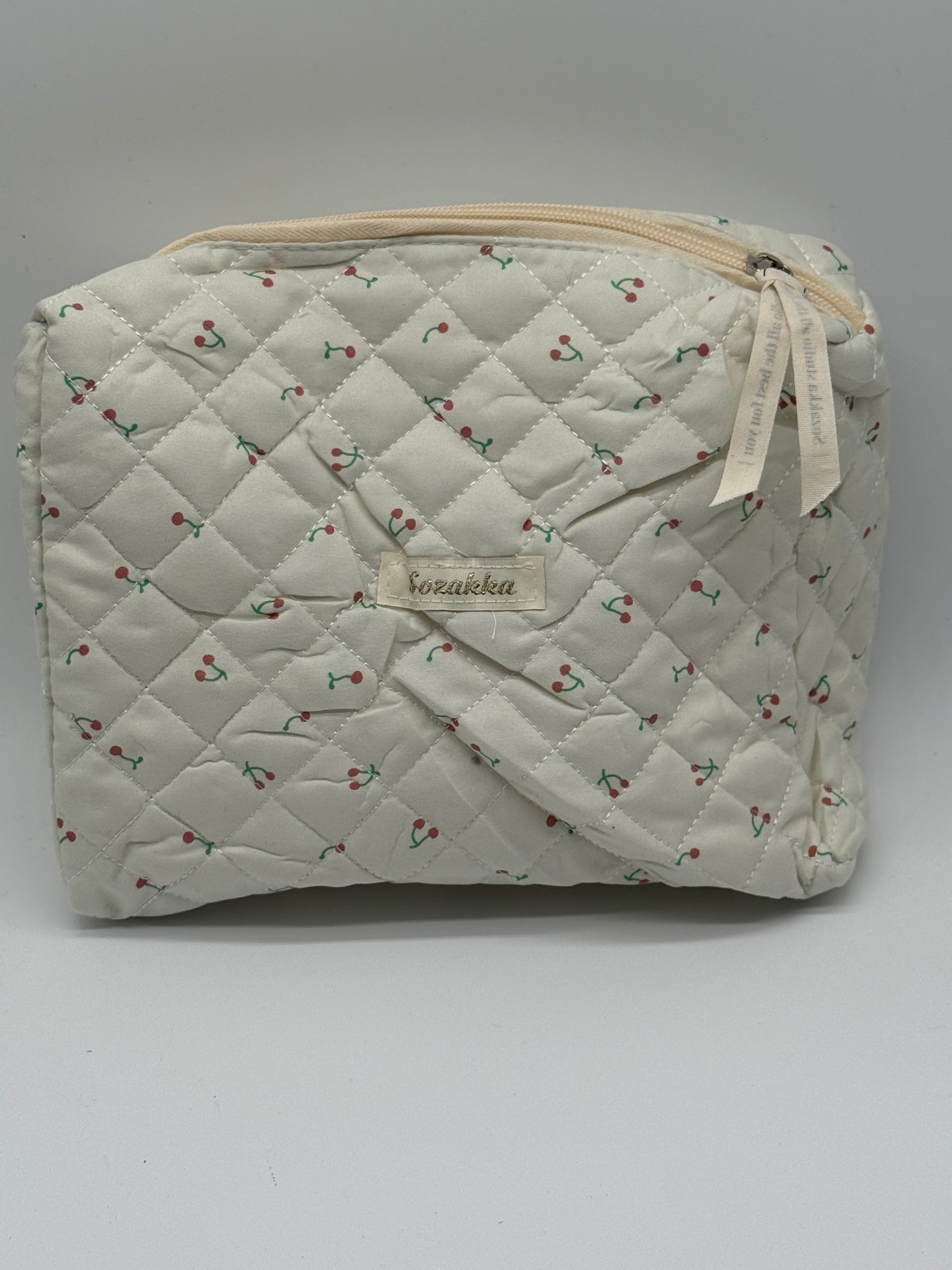 Cherries make up bag