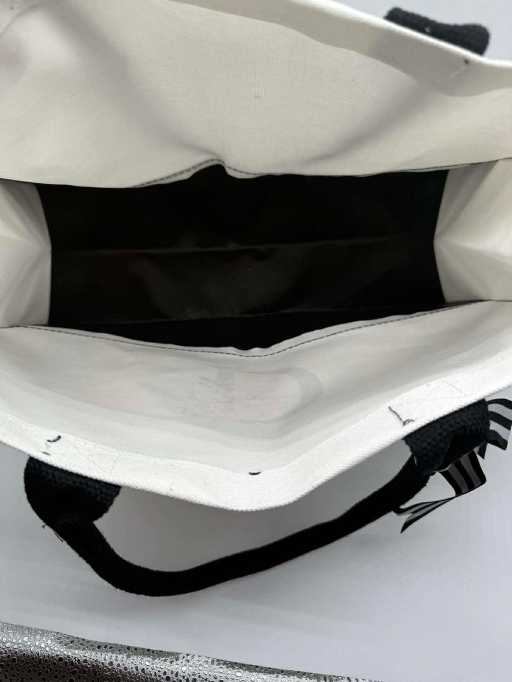 Alphabet large shopping tote bag- Letter D