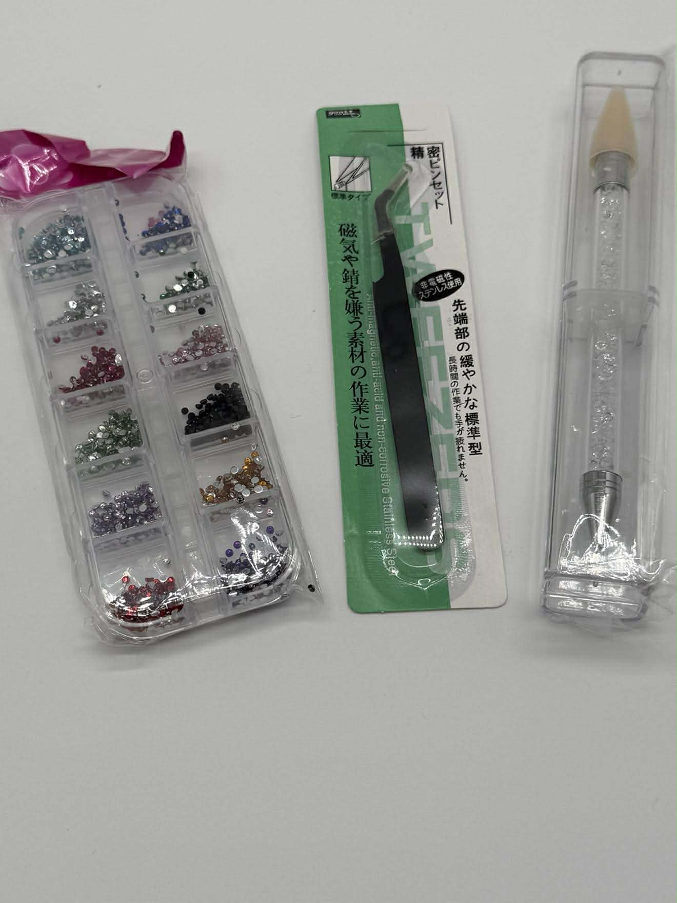 Nail gem decoration set