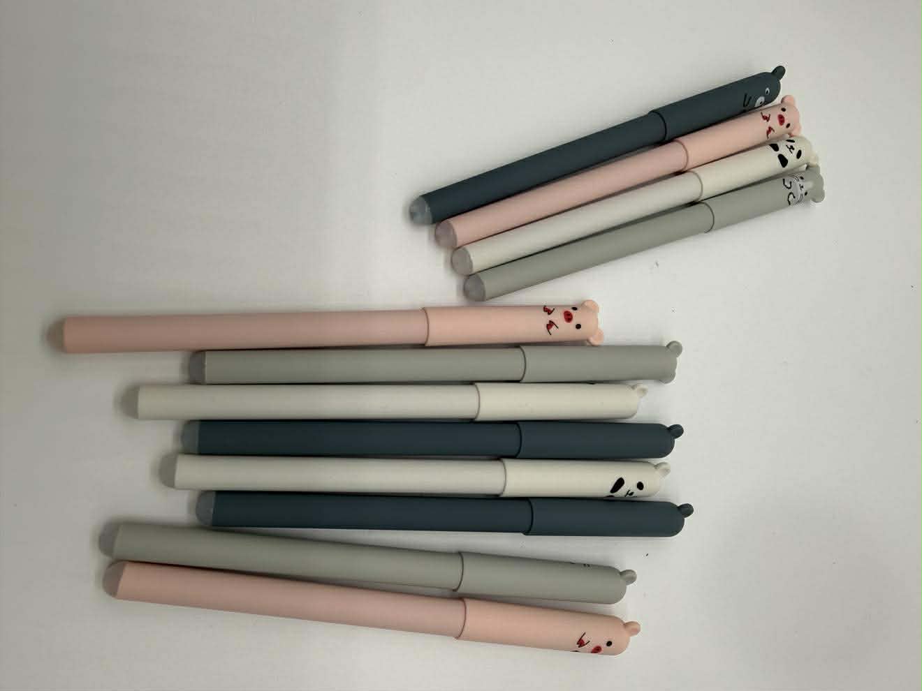 12 animal design writing pens