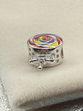 Sterling silver lollipop charm