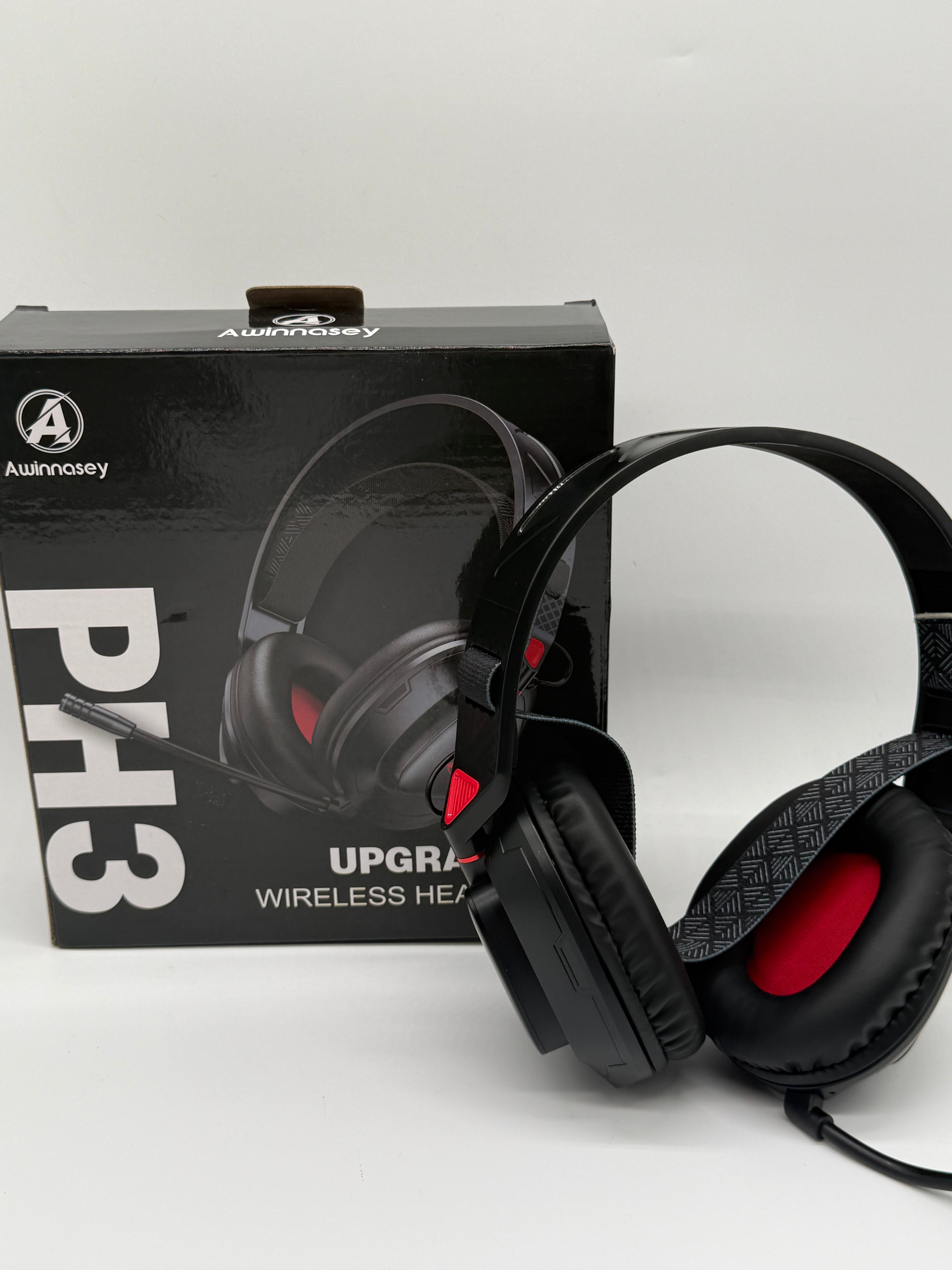 PH3 gaming headset black and red