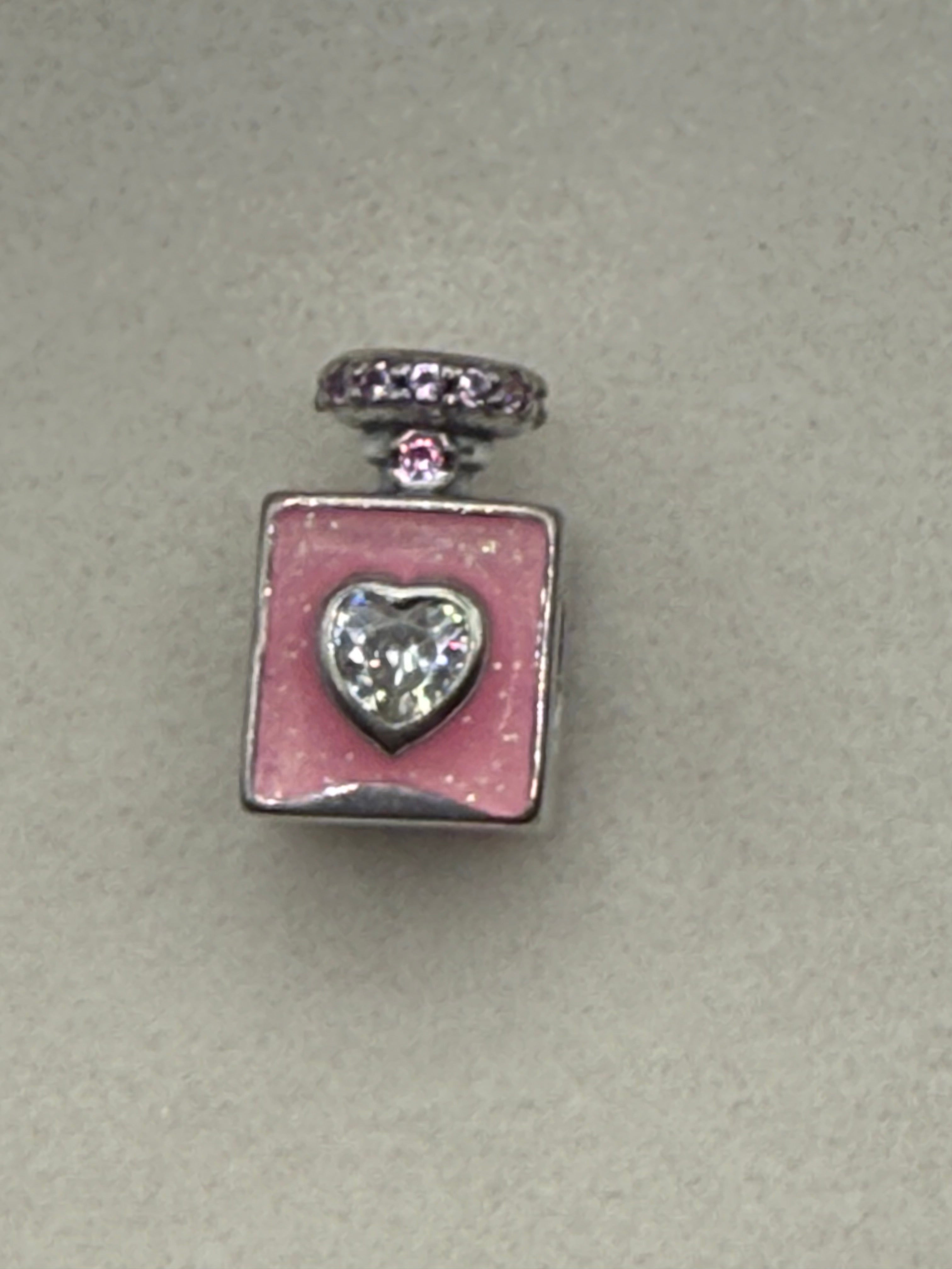 Sterling silver perfume charm