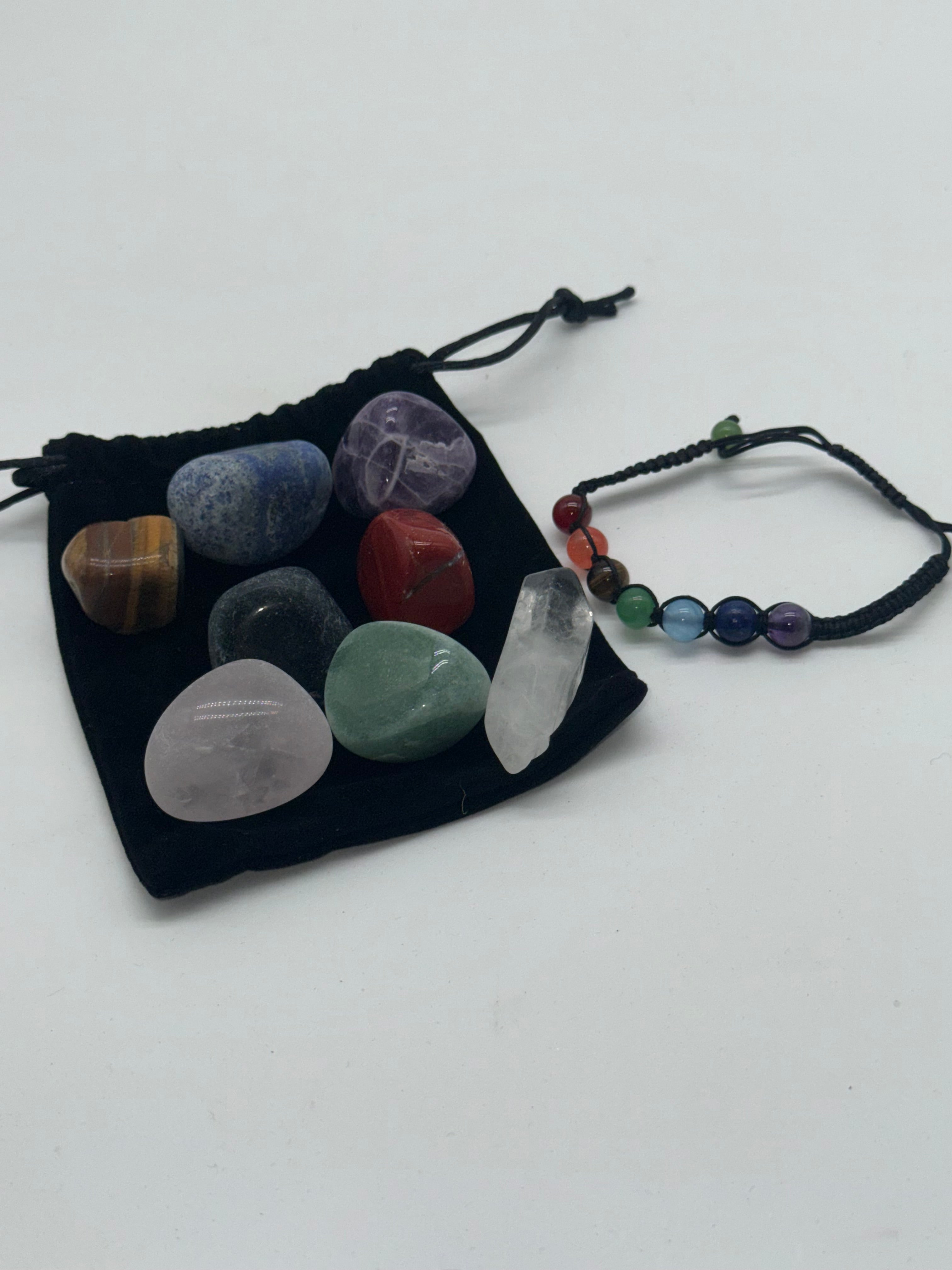 7 chakra healing crystal set
