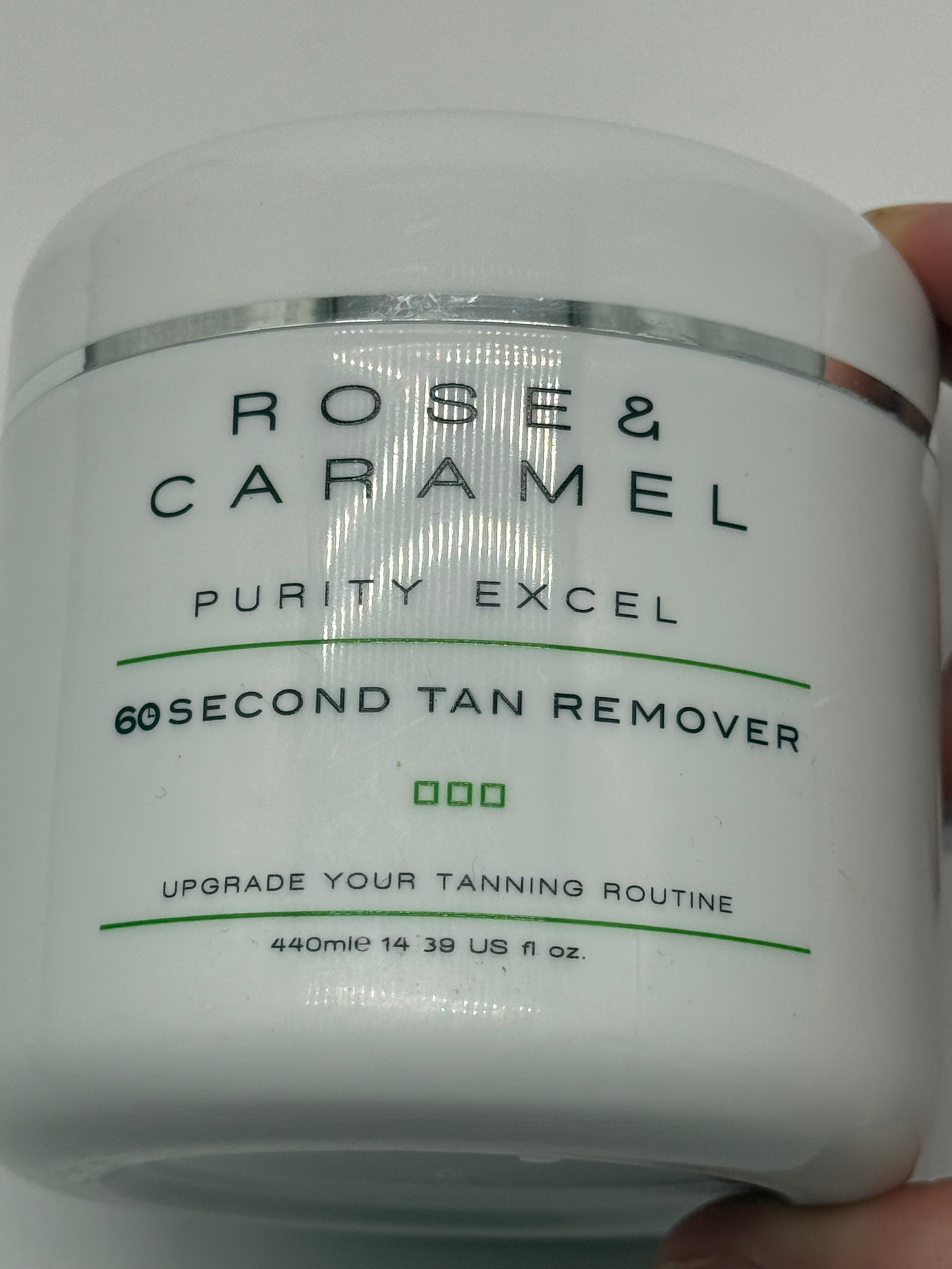 Rose and caramel Self tan remover cream