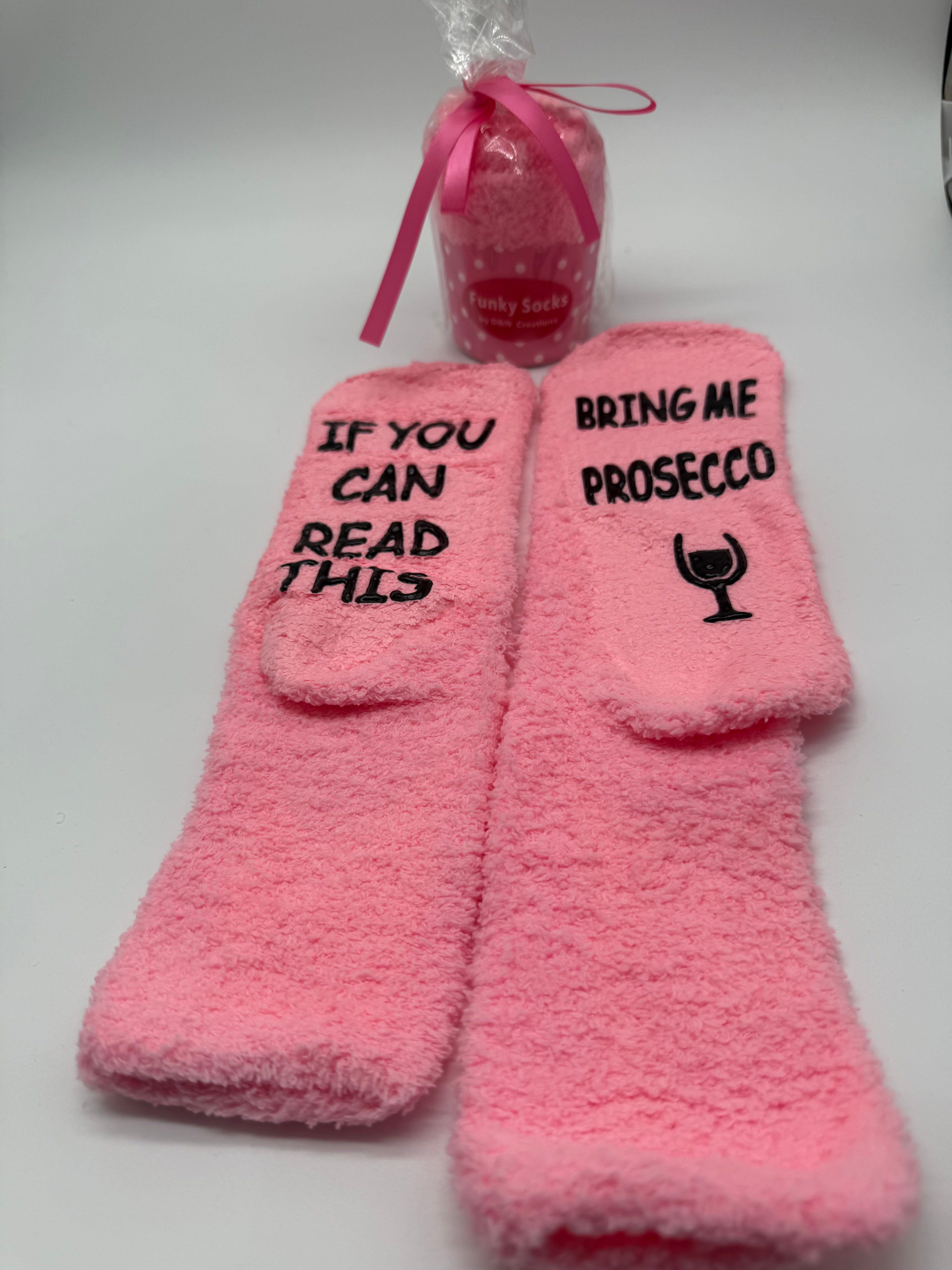 Bring me Prosecco socks gift