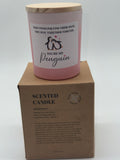 Lavender soy penguin candle