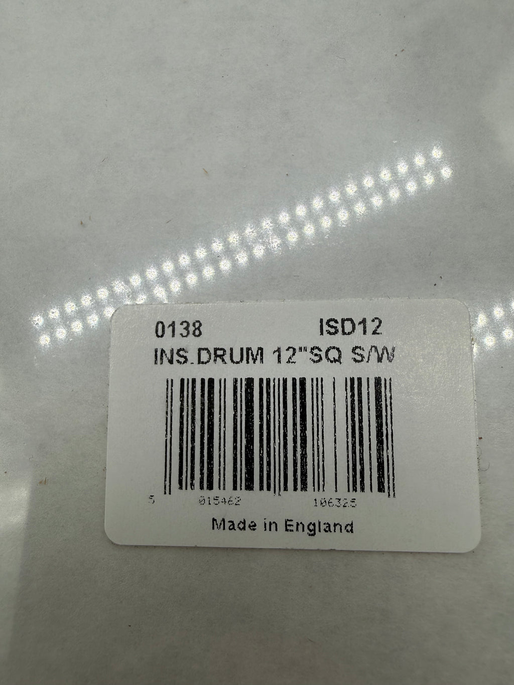 12” square cake board