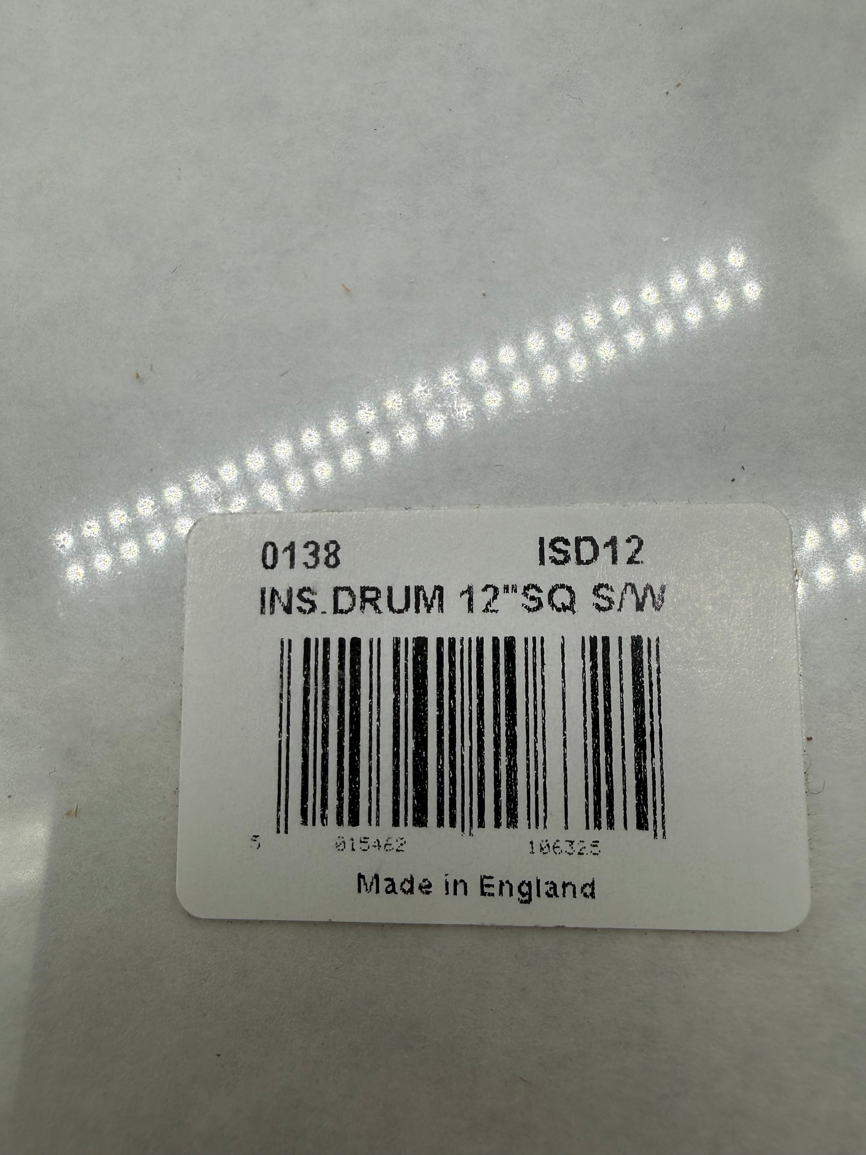 12” square cake board