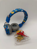 Blue dinosaur kids Bluetooth headset